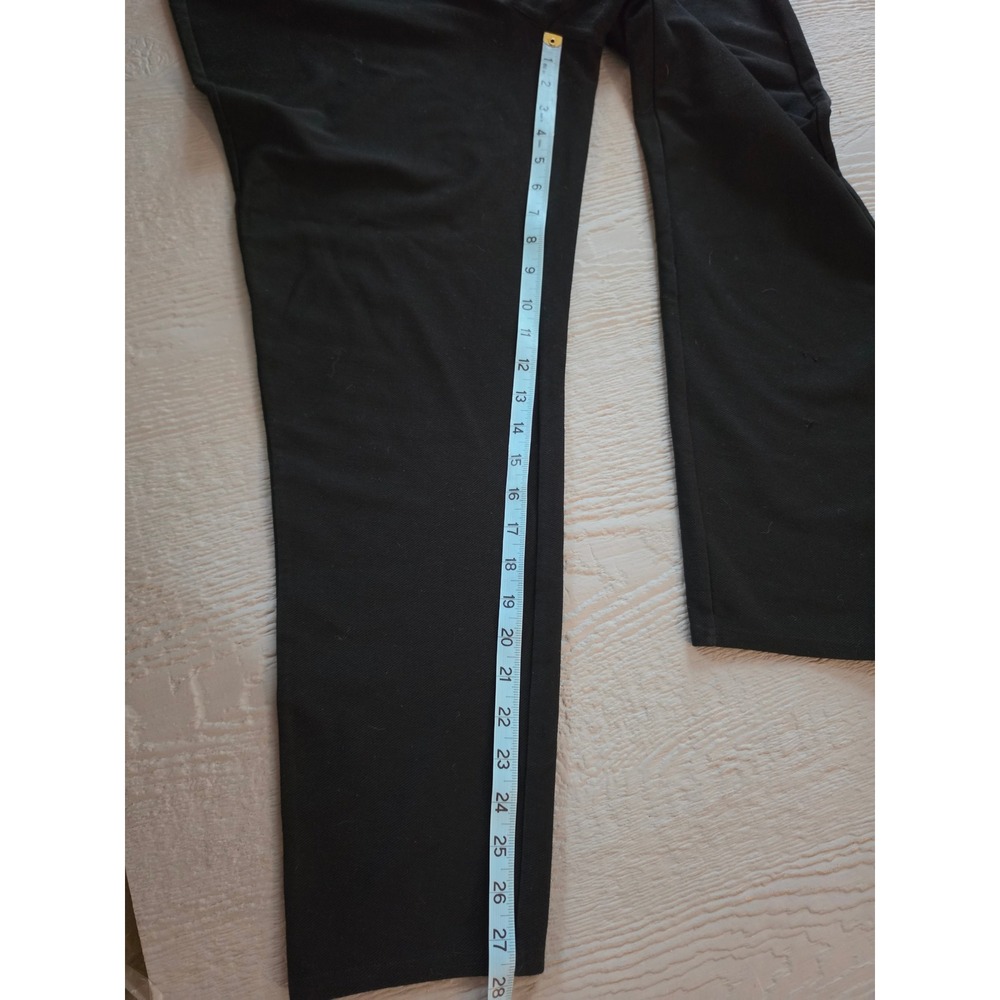 Michael Michael Kors Black Pull On Gold Hardware XL Stretch Tapered Pant - Picture 5 of 6